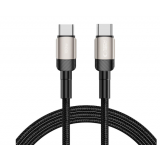 Laidas USB C - USB C 2m 100W pintas juodas Tech-Protect